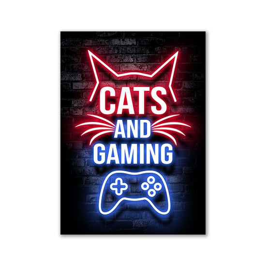 Gamer Quotes Art Poster